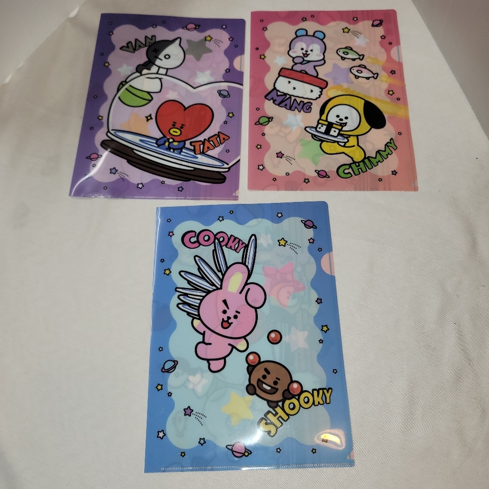 BT21 Kura Sushi Collab Japan Limited Exclusive File Folders